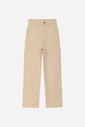 GRUNT Pants - Worker Yellow Stripe - Äggskal